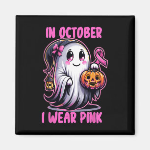 Halloween Brustkrebs Band im Oktober ich trage P Magnet