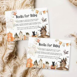 Halloween-Bücher für Kinderkarte Mitteilungskarte