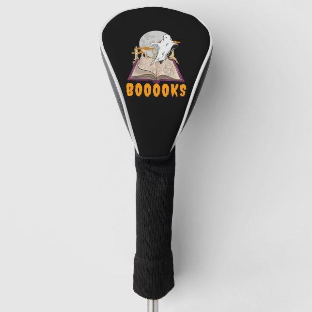 Halloween-Bücher. Ghost-Lesehalloween Golf Headcover (Vorderseite)