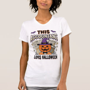 Halloween-Buchhalter Lustige Gruselige Steuersaiso T-Shirt