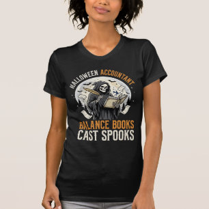 Halloween-Buchhalter nach Mitternacht T-Shirt