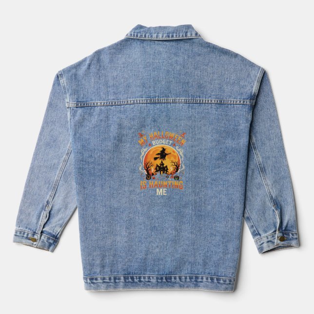 Halloween Budget Spuk Jeansjacke (Rückseite)