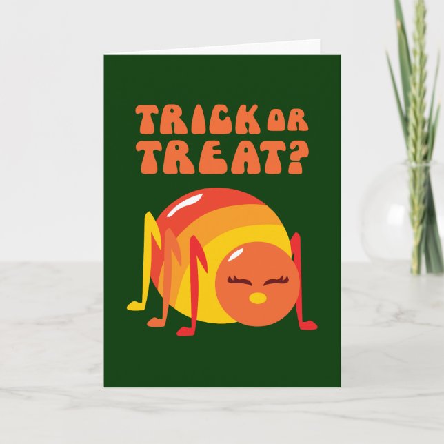 Halloween Bug Karte (Vorderseite)