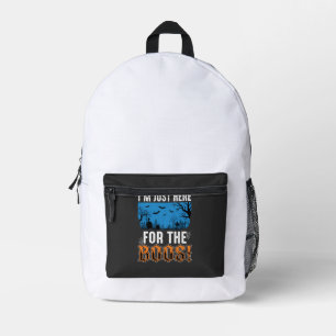Halloween Buh-Geist-Friedhofs-Vektor-Design_1 Bedruckter Rucksack