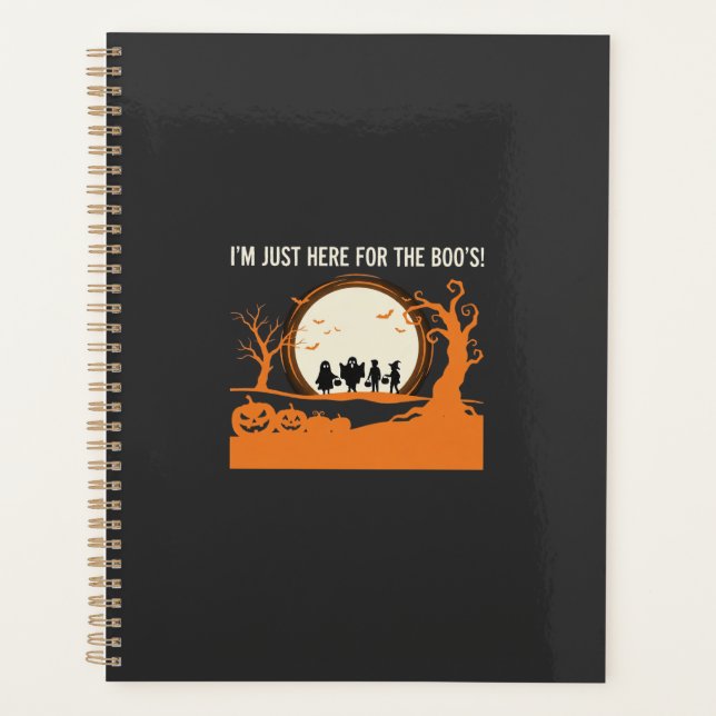 Halloween Buh-Geist-Silhouette Planer (Vorderseite)