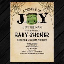 Halloween Bundle of Joy Frankenstein Baby Shower