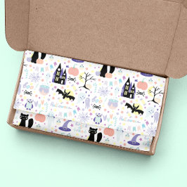 Halloween-buntes Geschäft Seidenpapier