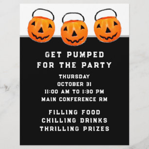 Halloween-Büro-Party Flyer