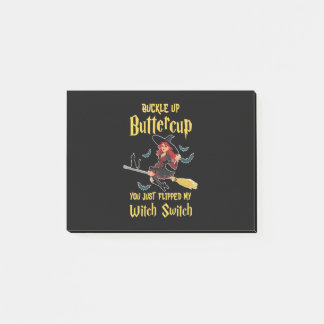 Halloween Buttercup Hexenschalter Post-it Klebezettel