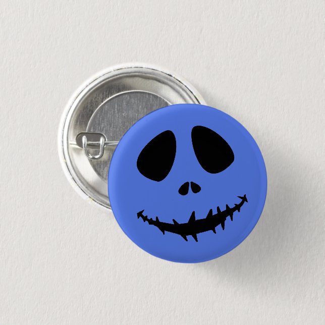 Halloween-Buttons, gruseliger Halloween-Horror Button (Vorne & Hinten)