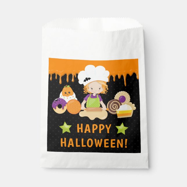 Halloween Cakes und Baking Rothaarmäuse Geschenktütchen (Vorderseite)