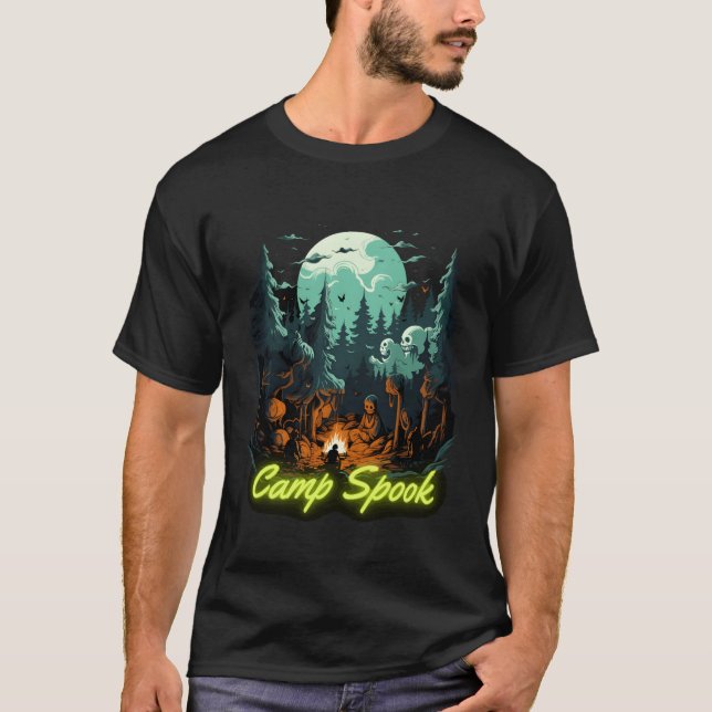 Halloween-Camp-Spuk T-Shirt (Vorderseite)