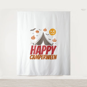 Halloween-Camper Outdoor-Camping Wandteppich