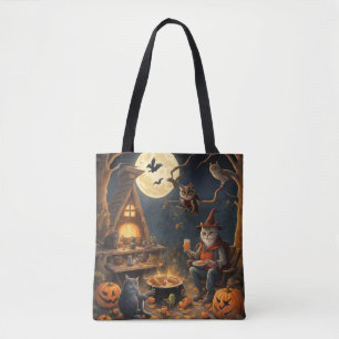 Halloween-Camping-Ausflug in den Wäldern Tasche