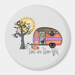 Halloween-Camping Du bist schwach Magnet