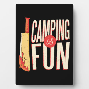 Halloween-Camping Fotoplatte