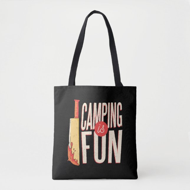 Halloween Camping  Tasche (Vorderseite)