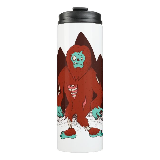 Halloween-Camping Thermosbecher (Vorderseite)