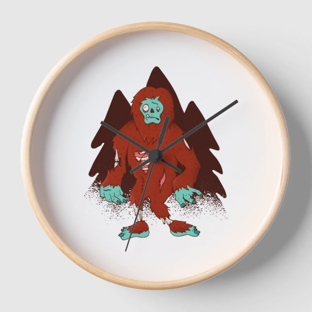 Halloween-Camping Uhr (Vorderseite)