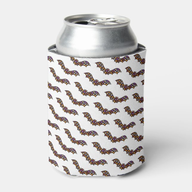 Halloween Can Cooler/Fledermäuse Dosenkühler (Kanne Vorderseite)