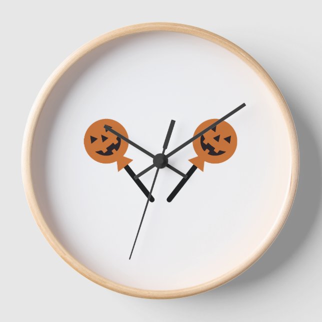 Halloween Candies Uhr (Vorderseite)