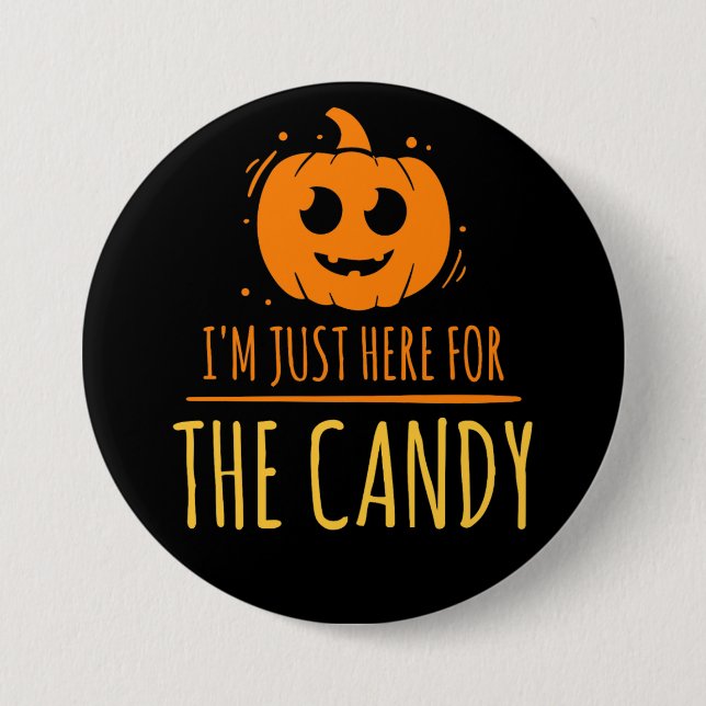 Halloween Candy, 15 mm Round Button (Vorderseite)