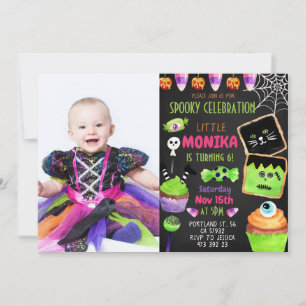 Halloween Candy Cookies Anniversaire Invitation 