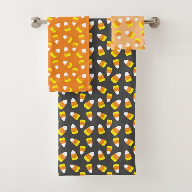 Halloween Candy Corn Badhandtuch Set (Insitu)