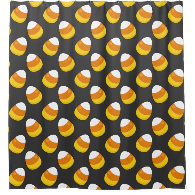 Halloween Candy Corn Duschvorhang (Vorderseite)