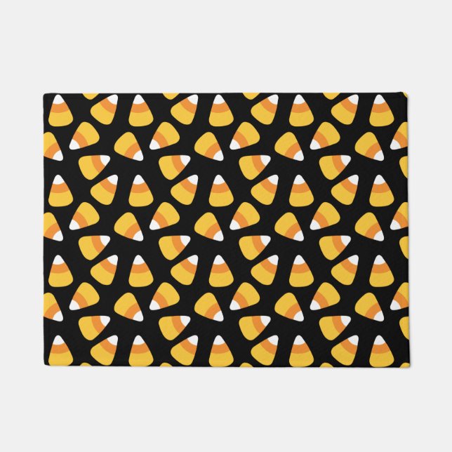 Halloween Candy Corn Fußmatte (Vorderseite)