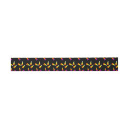 Halloween Candy Corn Muster Einladungs-Bands Einladungsbanderole