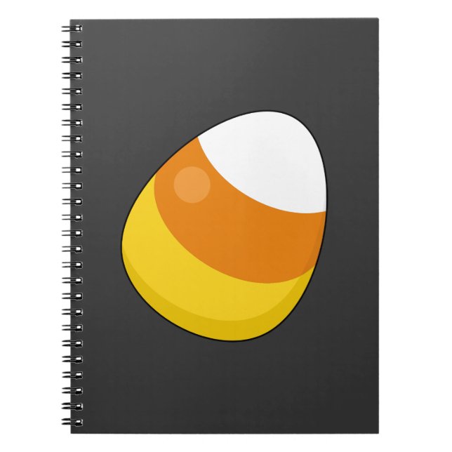 Halloween Candy Corn Notizblock (Vorderseite)