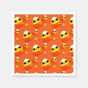 Halloween Candy Corn Paper Napkins Serviette