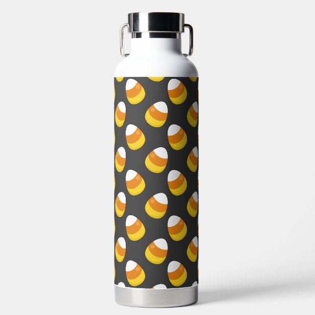 Halloween Candy Corn Trinkflasche (Vorderseite)