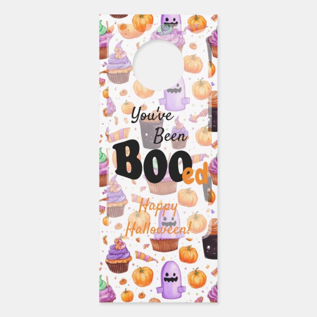 Halloween Candy, du wurdest gebummelt Türanhänger (Vorderseite)