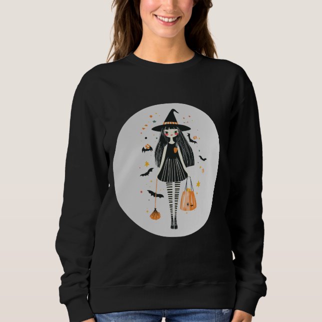 Halloween Candy Girl Sweatshirt (Vorderseite)