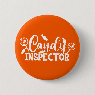 Halloween Candy Inspector Button