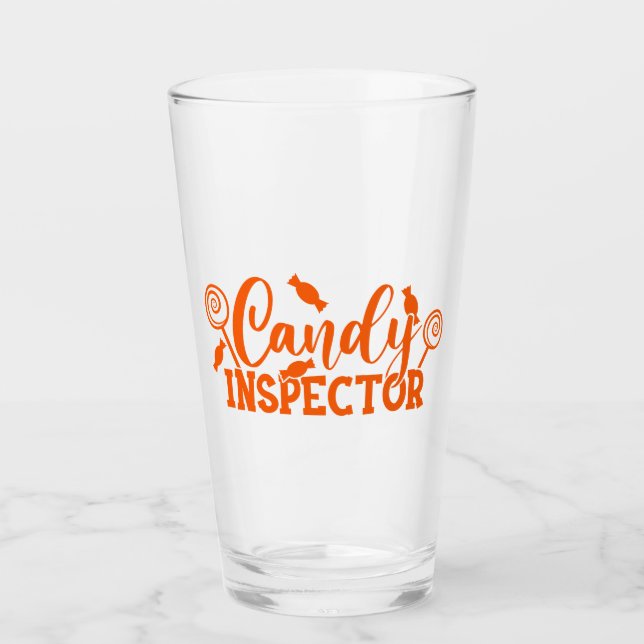 Halloween Candy Inspector Glas (Vorderseite)