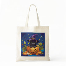 Halloween Candy Kitty Personalisierte Budget Tasch