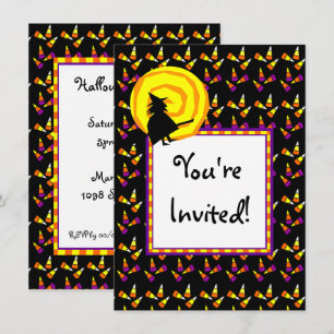 Halloween Candy Mais Custom Party Einladungen