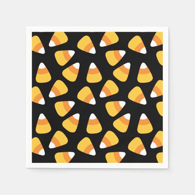 Halloween Candy Mais Musterpapier Napkins Serviette (Vorderseite)