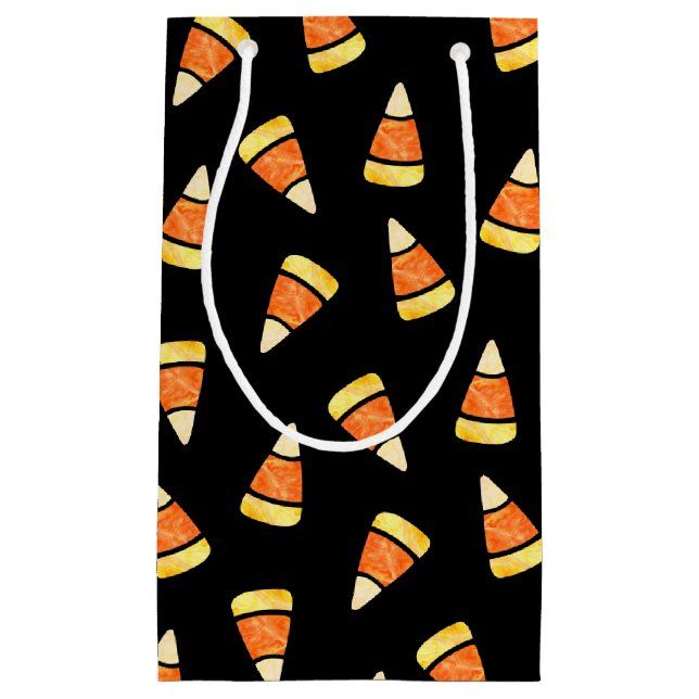 Halloween Candy Mais Print Kleine Geschenktüte (Vorderseite)