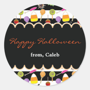 Halloween Candy Party Favoriser les autocollants p