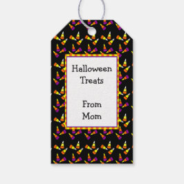 Halloween Candy Pattern Custom Gift Tag Geschenkanhänger