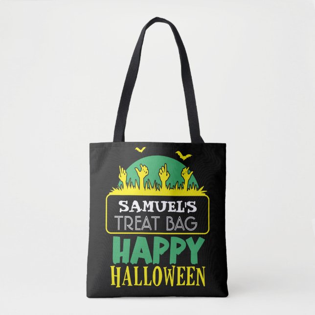 Halloween Candy personnalisé et Sac fourre-tout de (Devant)