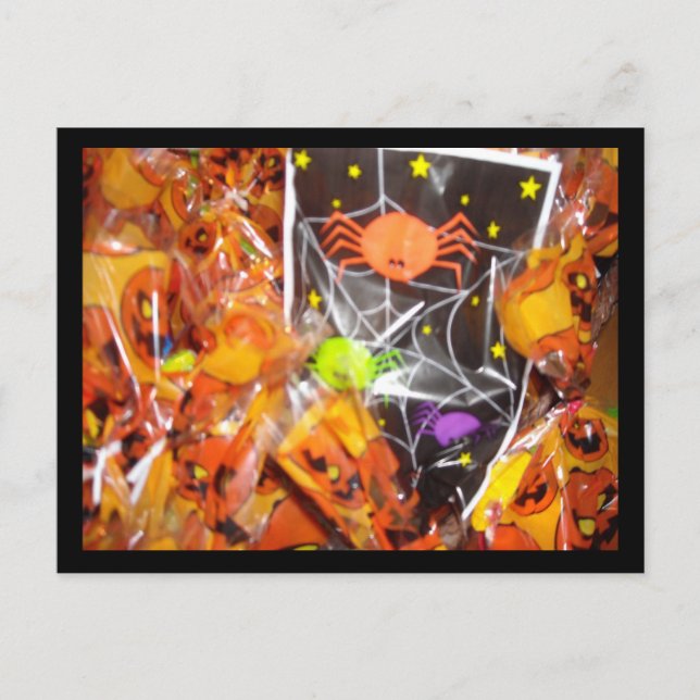 Halloween Candy Postkarte (Vorderseite)