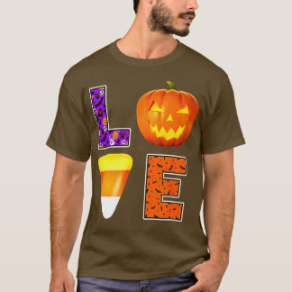 Halloween Candy Pumpkin Liebe Easy s T-Shirt