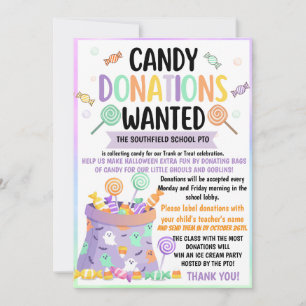 Halloween Candy Spende Feiertagskarte