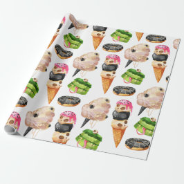 Halloween Candy Süßigkeiten Dekorationspapier Geschenkpapier
