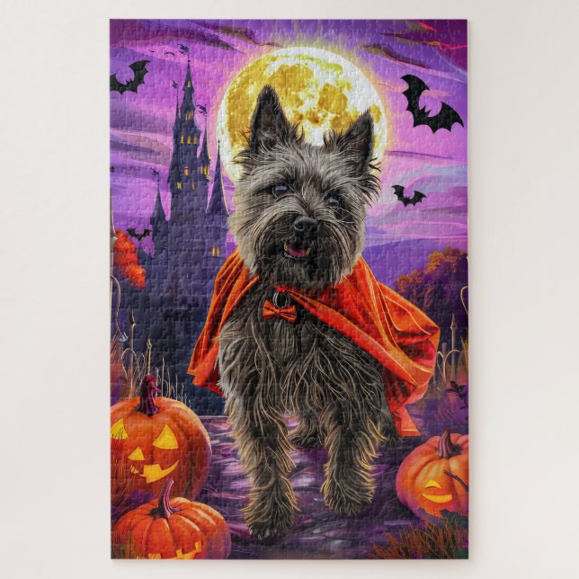 Halloween Cane Corso Vampire Pumpkins Beängstigend (Vertikal)